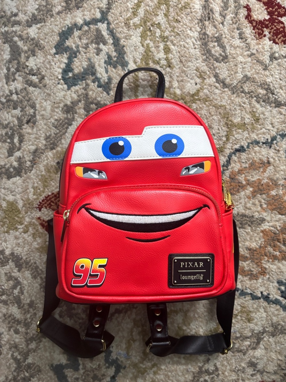 Loungefly Pixar Lightning McQueen Mini Backpack